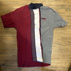 BRAVES vintage collared shirt
